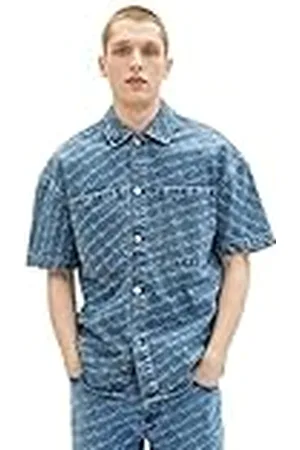 TOM TAILOR 1036274 Camisa, 31888-Impresión láser Wording, XL para Hombre