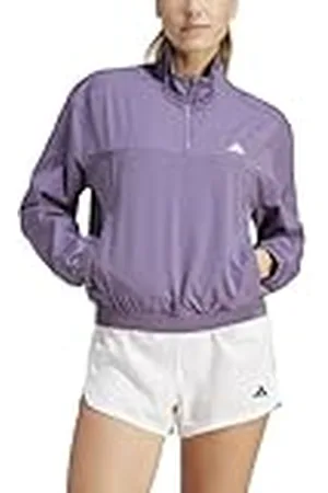 adidas Mujer AEROREADY Train Essentials Woven Quarter-Zip Track Jacket, , XS