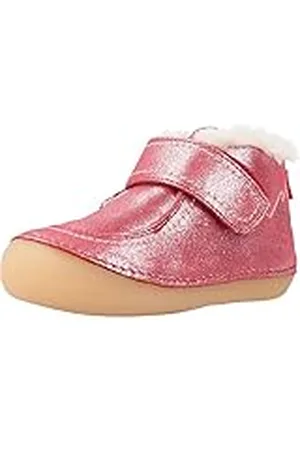 Kickers SOMOONS, Zapatos Planos Mary Jane Unisex bebé, Rose Glitter, 19 EU