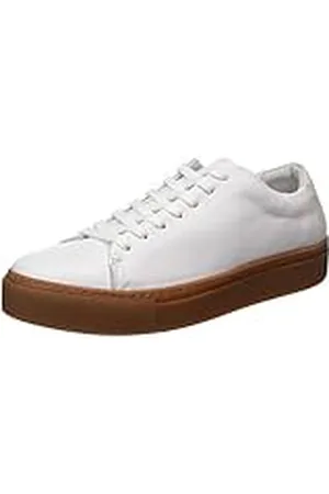 SELECTED Sfdonna New Leather Sneaker, Zapatillas Mujer, (White), 36 EU