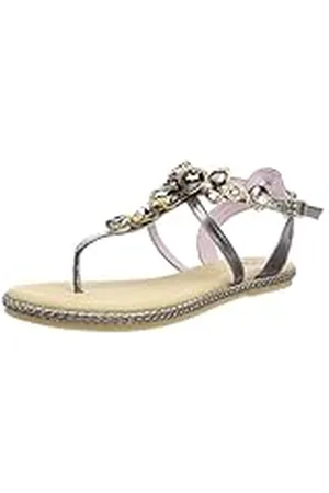 Stonefly Lux 4(405-10) Lamina, Sandalia con Pulsera Mujer, Dorado (Metal Gun T09), 36 EU
