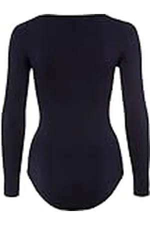 Falke Fine Cotton Crew Neck W Bo algodón manga larga 1 pieza, Bodi modeladora Mujer, , S 36-38