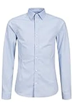 JACK & JONES JUNIOR Jprparma Noos Jnr-Camiseta (Talla L/S), Color Azul, 176 cm para Niños