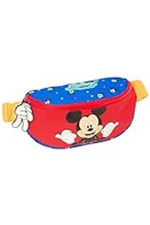Safta Mickey Mouse Good Day - Riñonera Infantil Niño, Ideal para Jóvenes y Niños de Diferentes Edades, Cómoda y Versátil, Calidad y Resistencia, 23x9x14 cm