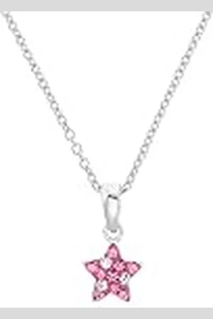 Prinzessin Lillifee Collar con colgante de de ley 925 collar de niña, con Preciosa, 35+3 cm, , estrella, viene en caja de regalo de joyería, 2036421