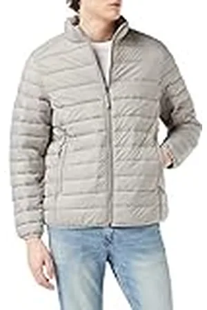 Amazon Chaqueta Acolchada Ligera, Resistente a la Lluvia y Plegable (Disponible en Tallas Grandes y Largos Especiales) Hombre, , XS