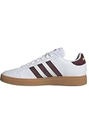adidas Grand Court Base 2.0 Shoes, Zapatos Hombre, Cloud White/Shadow Red, 39 1/3 EU