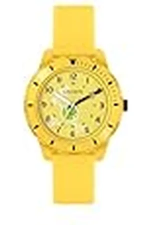 Lacoste Reloj Analógico de Cuarzo para Niños Colección Mini Tennis con Correa de Silicona Amarilla - 2030060
