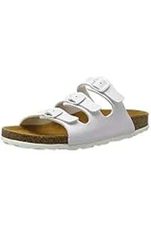 Hans Herrmann HHC, Zuecos Mujer, Blanco (Bianco 20), 35 EU