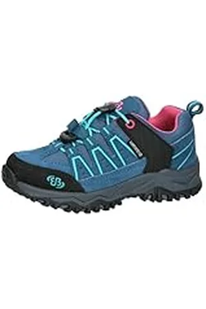 BRUTTING Mount Pinos Kids Low - Zapatillas de Trekking, Color Azul petróleo/Turquesa, Talla 40 EU, , 40 EU