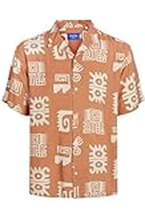 JACK & JONES Camiseta Jorluke Ocean Resort SS Camisa de Manga Corta, , S para Hombre