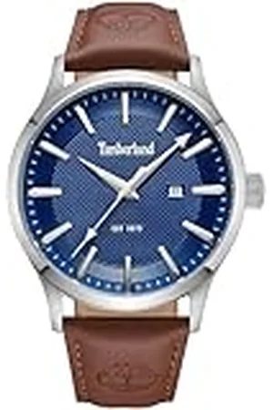 Timberland Reloj Analógico para Hombres de Cuarzo con Correa en Cuero TDWGB0041001