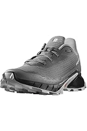Salomon Alphacross 5 Zapatillas de Trail Running para Hombre, Agarre potente, Comodidad duradera, Rendimiento versátil, Pewter, 43 1/3