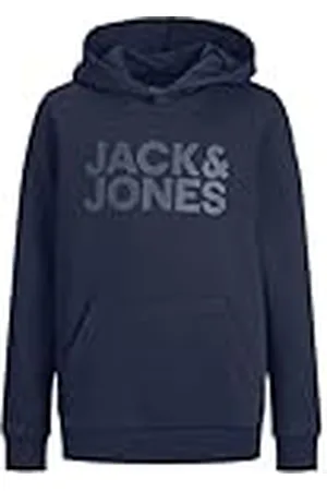 JACK & JONES Sudadera con capucha para niños con el logotipo de Essentials Corp - 164