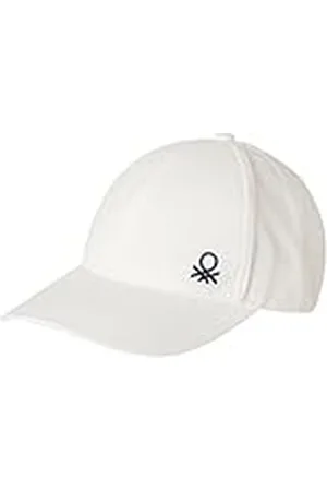 Benetton Cappello C/Visiera 6yctca01y Juego de Accesorios de Invierno, Color Blanco, Small Unisex niños
