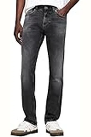 Tommy Hilfiger Vaqueros Hombre Scanton Slim Fit Elásticos, Negro (Denim Black), 34W/34L