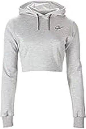Gorilla Wear Pixley Crop Top Hoodie - Gray - M