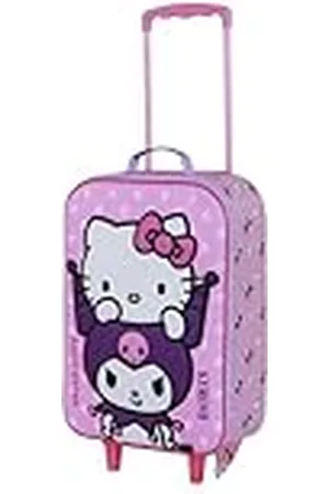 KARACTERMANIA Sanrio Hello Kitty Playful-Maleta Trolley Soft 3D, Rosa, 17 x 33 x 52 cm, Capacidad 26 L