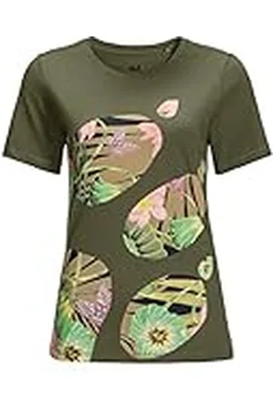 Jack Wolfskin Camiseta para Mujer con Logotipo de Paradise