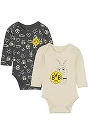 Borussia Dortmund BVB Baby Body Print Emma, Juego de 2 Unidades, Talla 86/92, , 86-92
