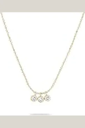 Tamaris Collar TJ-0604-N-45 plata 925 IP oro, 45 cm, Acero inoxidable, Circonia cúbica