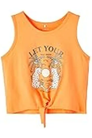 NAME IT Nkfhulda SL-Top Manga Larga, , 6 años para Niñas