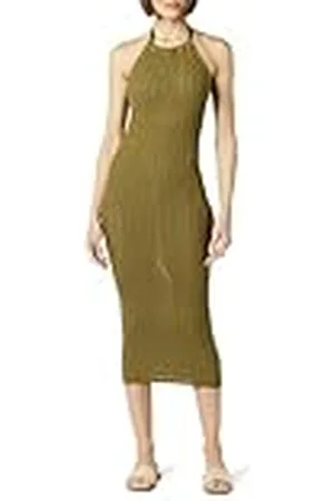 THE DROP Vestido Midi Jayla En Croché de Tirantes para Mujer, , XL
