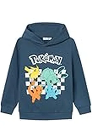 NAME IT NKMJISTER Pokemon Sweat WH BRU Noos Sky Sudadera, , 158-164 para Niños