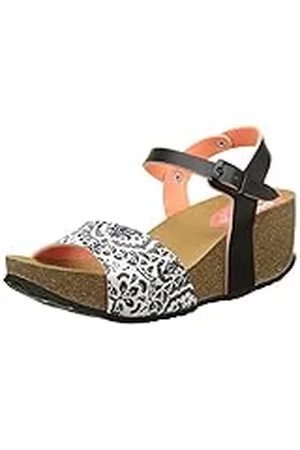 Desigual Bio7 Save Queen, Heels Sandals Mujer, Negro (Black 2000), 40 EU