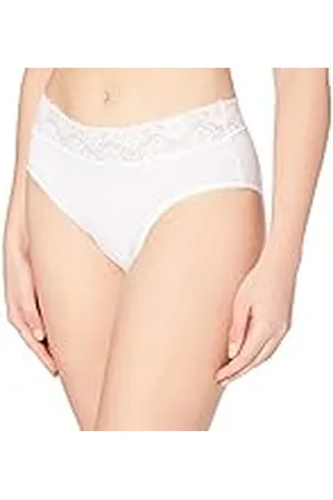 Dim Pack De 2 Braguitas De Talle Alto De Algodón Cotton Plus Féminine Mujer x2, Blanco, M
