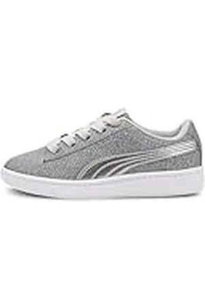 PUMA Vikky V2 Glitz AC PS, Zapatillas Niñas, Gris (Gray Violet Silver White 03), 31 EU