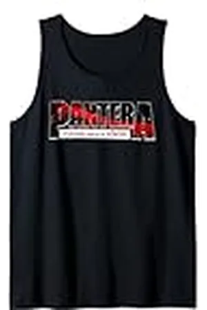Pantera Logotipo oficial de Vulgar Display Of Power, color rojo Camiseta sin Mangas