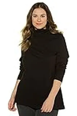 Ulla Popken Shirtrolli Basic, Camiseta Cuello Alto para Mujer, , 46-48