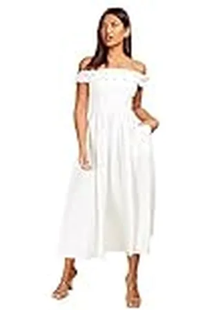 Little Mistress Waffle Midaxi Vestido, 38 para Mujer