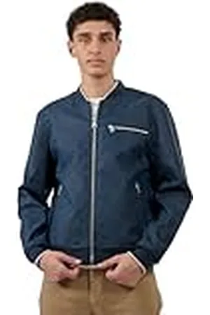Kaporal 5 Chaqueta, Modelo MAHO, Hombre, Navy, M Corte Regular, Manga larga, Cuello Teddy