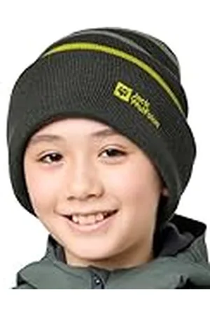 Jack Wolfskin Stripy Knit Beanie K, Boina niños Unisex,