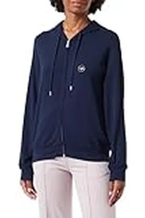 Emporio Armani Studs Micromodal Loungewear Zip Sweatshirt Mujer, , M