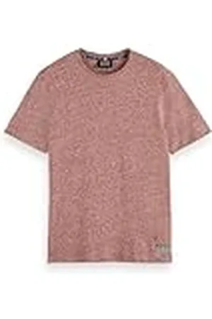 Scotch&Soda Regular Fit Melange T-Shirt Camiseta, , M Hombres