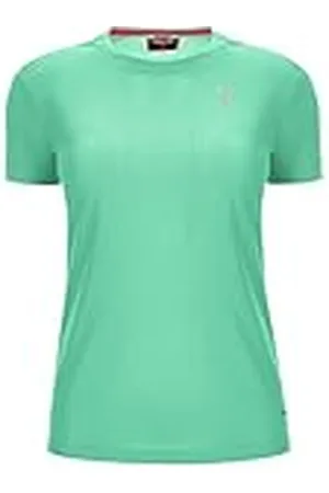 macron Run Prime Scd Carmen Camiseta Print Sbud Grn SS Wmn, Mujer, , L