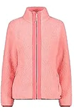 CMP Chaqueta de peluche de poliéster reciclado para mujer, Durazno, XXS