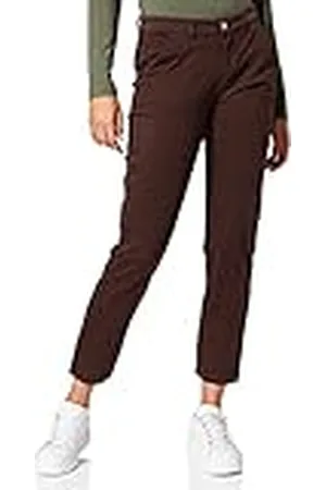 7 for all Mankind Café Chino de Sarga cepillada Pantalón, , 30W / 30L para Mujer
