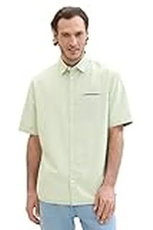 TOM TAILOR 1041365 Camisa Comfort Fit con Estructura, , S Hombres