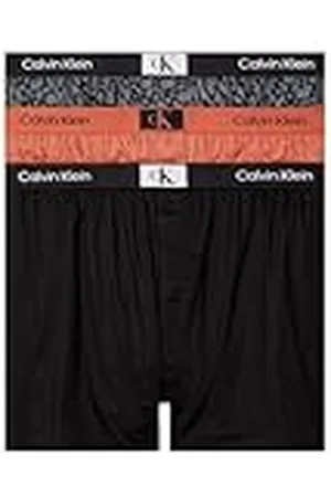 Calvin Klein Hombre Pack de 3 Bóxers Algodón, Multicolor (Arag Blk Ck96 Pix PRT_Turbulence), M