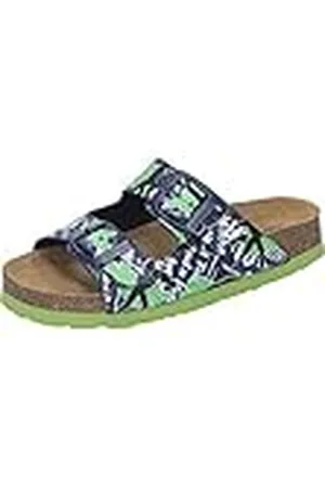DR. BRINKMANN 500275, Mules Unisex Niños, Azul (Blau/Grün 5), 27 EU