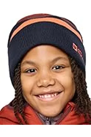 Jack Wolfskin Stripy Knit Beanie K Boina, , Small niños Unisex