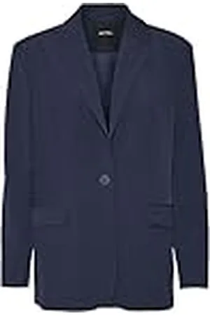 VERO MODA Vmtroianthea LS Long Blazer Noos, , S para Mujer
