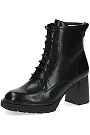 Caprice 9-26107-41, Botines de tacón con cordones para Mujer, Negro (Black Nappa), 40 EU
