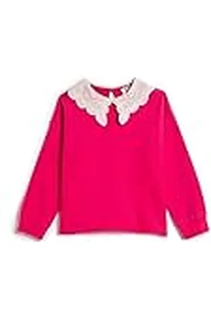 Koton Sweatshirt Lace Peter Pan Neck Detail Soft Touch Long Sleeve, Sudadera niñas,