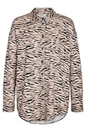 Noisy May Nmripple L/S Wvn Noos-Camiseta de Gran tamaño Blusa de Manga Larga, , M para Mujer