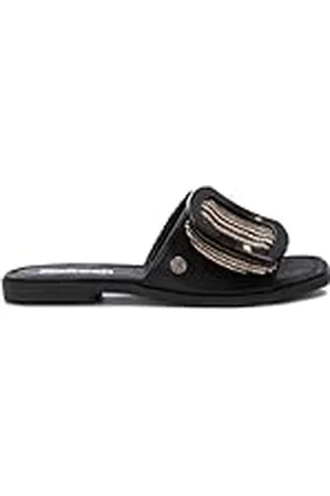 Refresh Sandalia Mujer Negro - Calzado Cómodo y Versátil - Moda casual - Modelo 17286103 (Talla 38)
